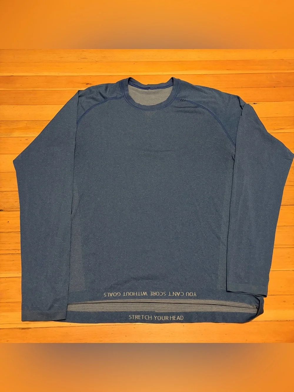 Lululemon Metal Vent Tech Shirt bright Blue gym Performance long sleeve